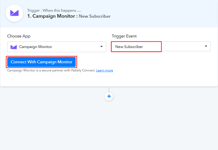 Connect with Campaign Monitor
