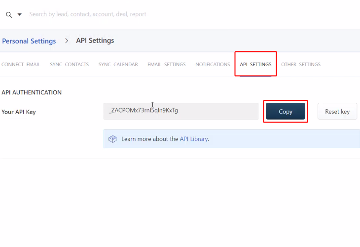 copy_freshsales_api_key