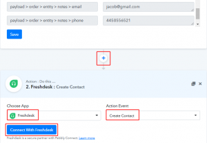 How to Create Freshdesk Contact from Paid Razorpay Order - Pabbly