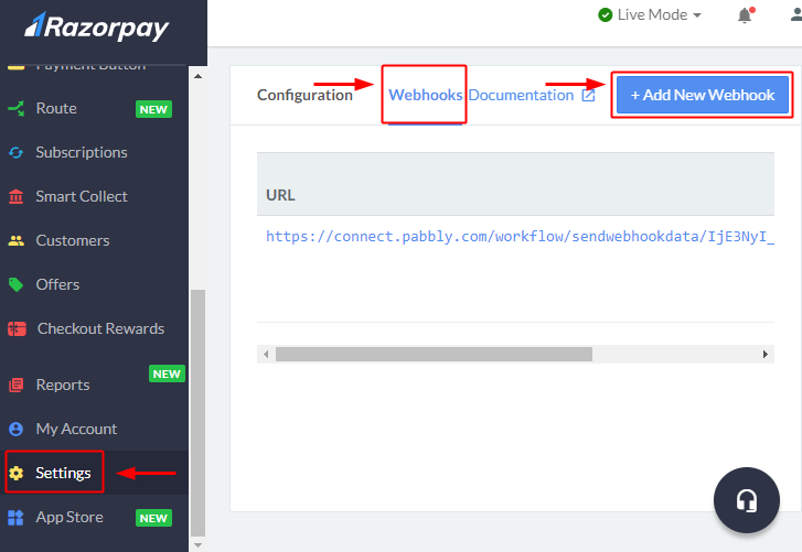 razorpay_webhook_settings