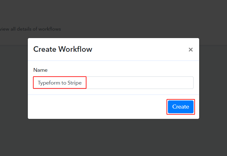 Typeform to Stripe Workflow