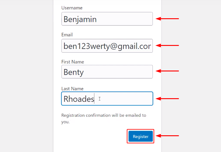 WooCommerce Registration