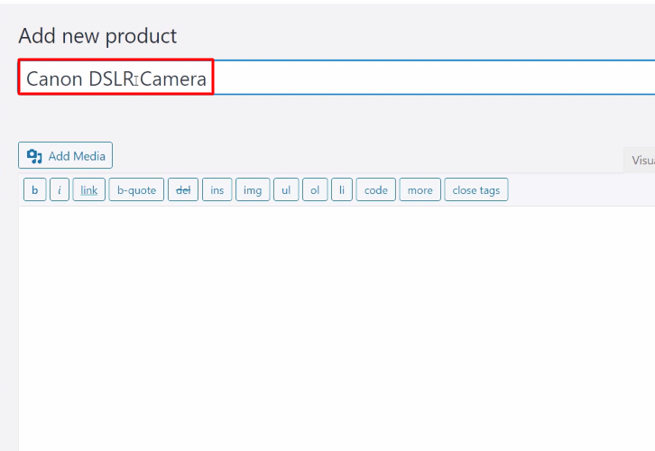 Add Product Title WooCommerce