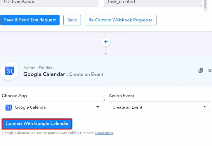 Connect with Google Calender