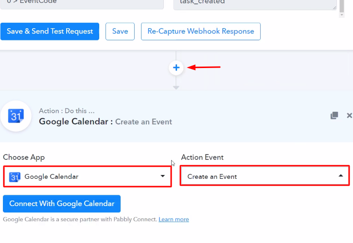 Select Google Calender