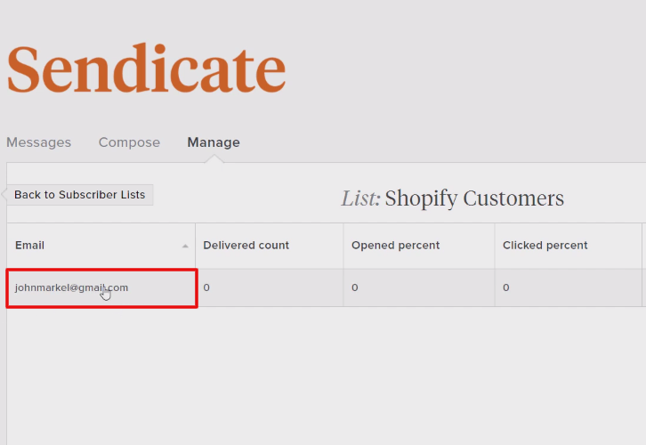 Check Response in Sendicate Dashboard