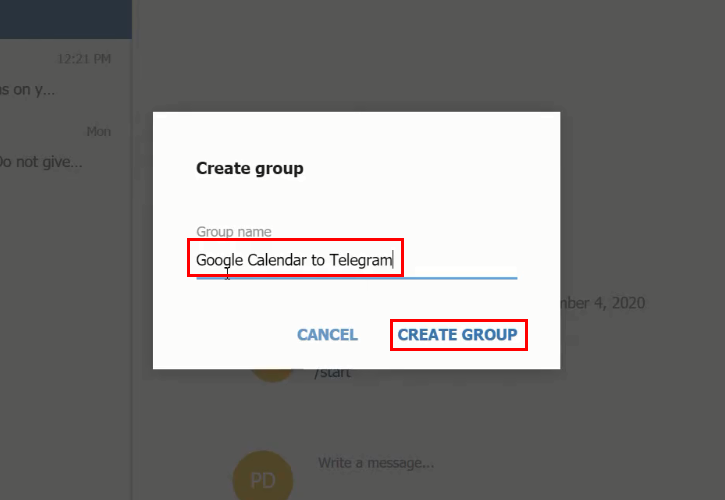 Create a New Group