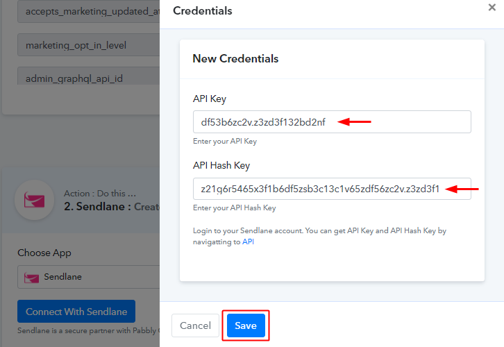 paste_sendlane_keys