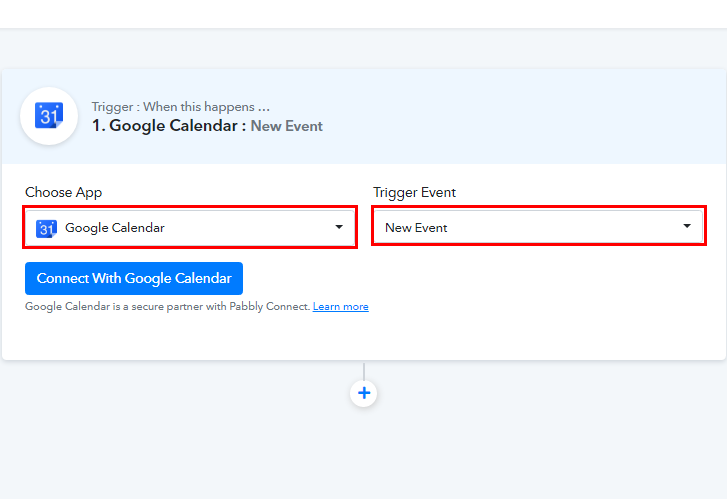 Select Google Calendar for Google Calendar to ClickUp Integration