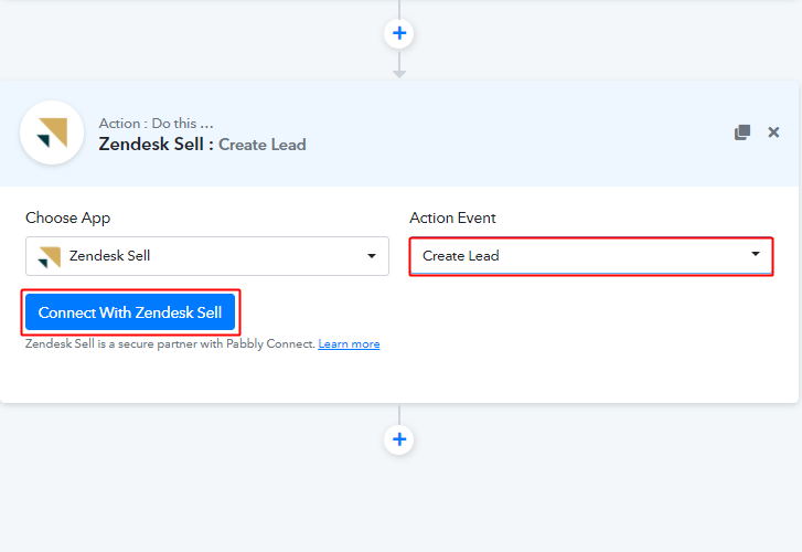 select_action_event_and_connect_with_zendesk_sell_for_paykickstart_to_zendesk