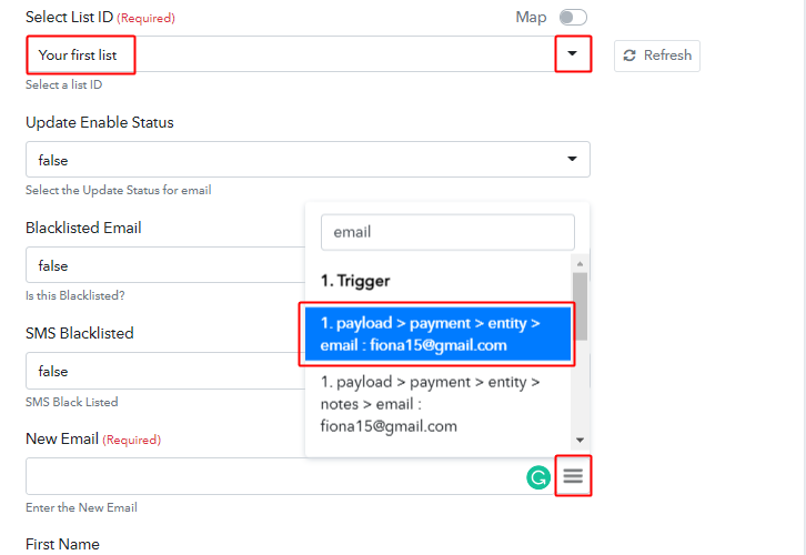 select_list_and_map_fields