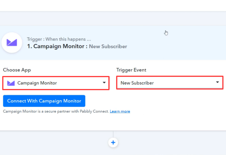 Select Application you Want to Integrate Campaign Monitor