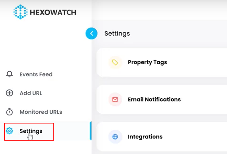 Click on Hexowatch Settings