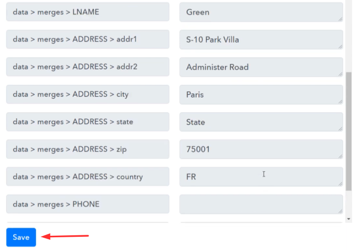 Test the Response in Pabbly Connect Dashboard