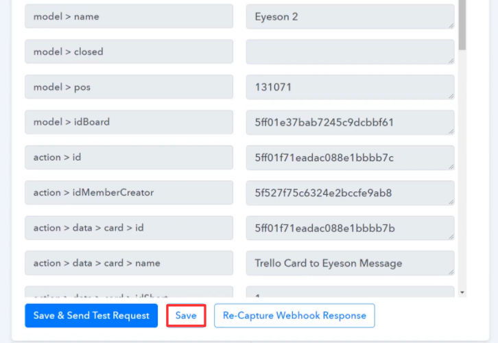 Test the Response in Pabbly Connect Dashboard