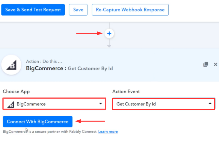 Select Application you Want to Integrate BigCommerce