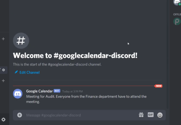 Check Response in Discord Dashboard