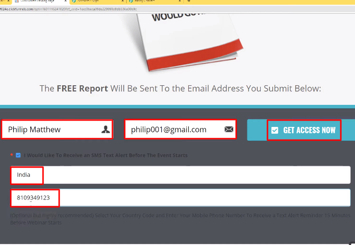 Add Contact Details ClickFunnels