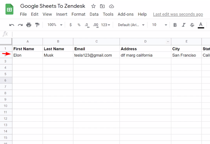 Add Data to Google Sheets