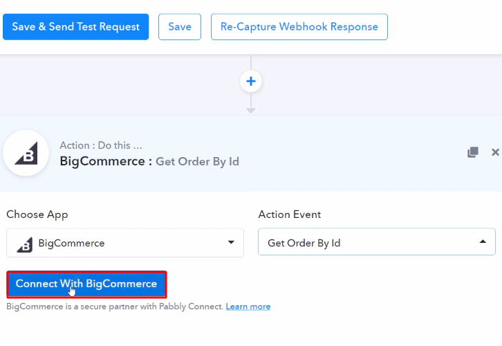 Connect with BigCommerce Action