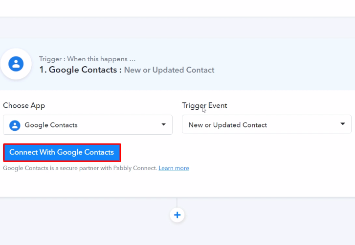 Connect with Google Contacts