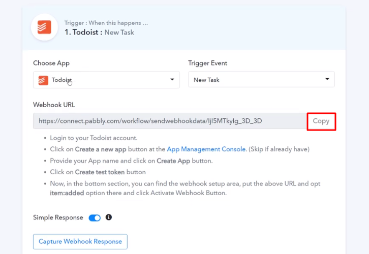 How to Add Google Calendar Event for New Todoist Task Pabbly
