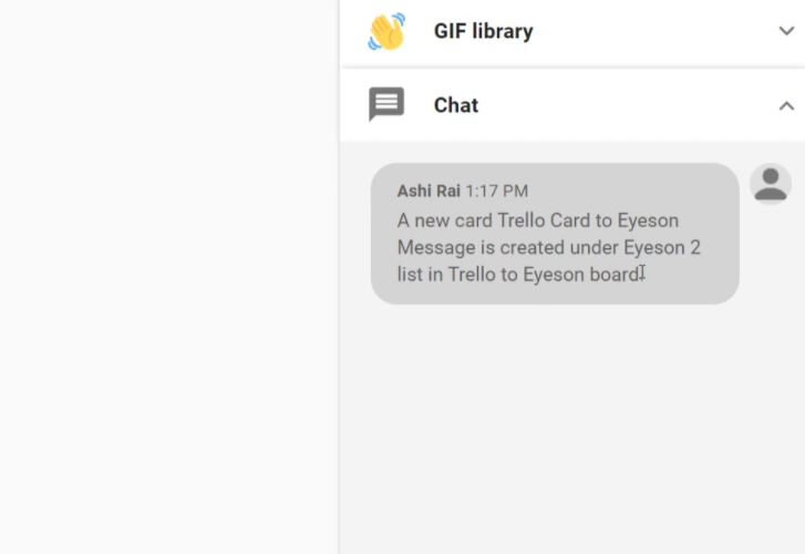 Check Response in Eyeson Dashboard