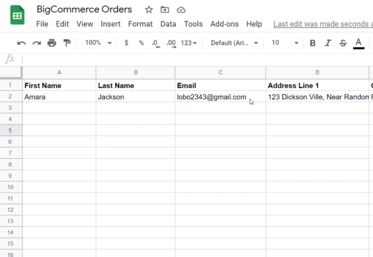 Check Response in Google Sheets