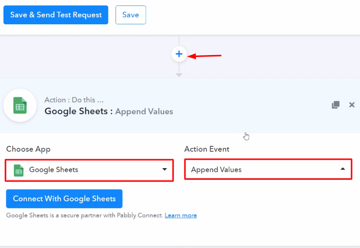 Select Google Sheets