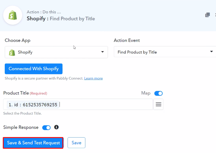 Send Test Request Shopify