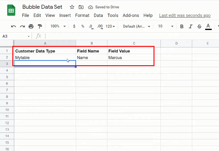 Add Data to Google Sheets