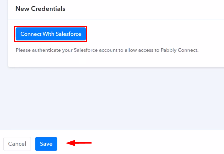 Authorize Salesforce for Salesforce to MailChimp Integration