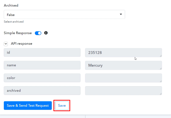 Check and Save Response for Ora to Teamdeck