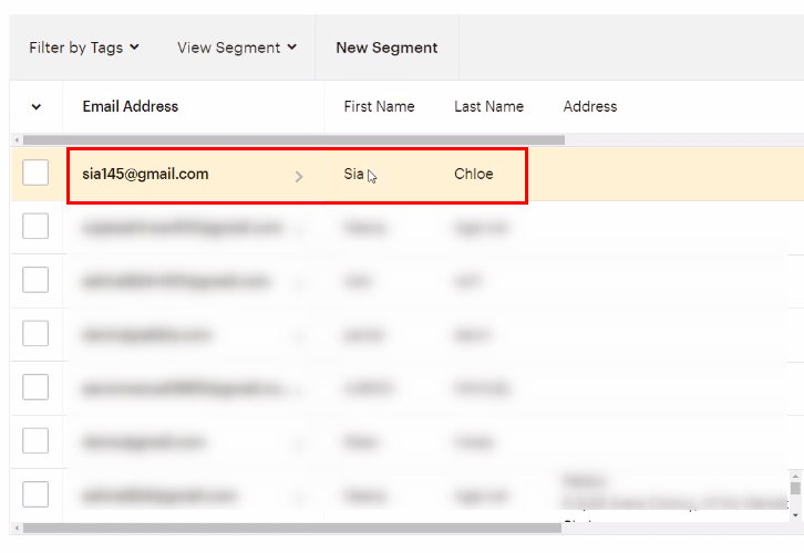 Check Response for Salesforce to MailChimp Integration