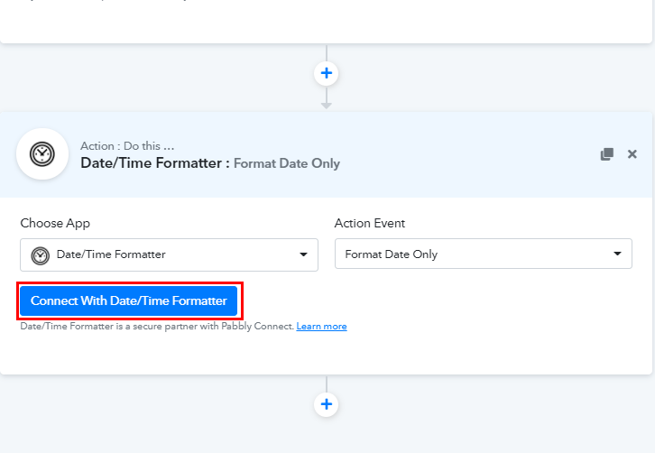 Connect Date/Time Formatter