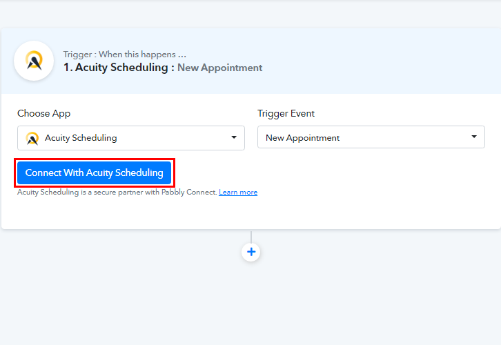 Connect with Acuity Scheduling
