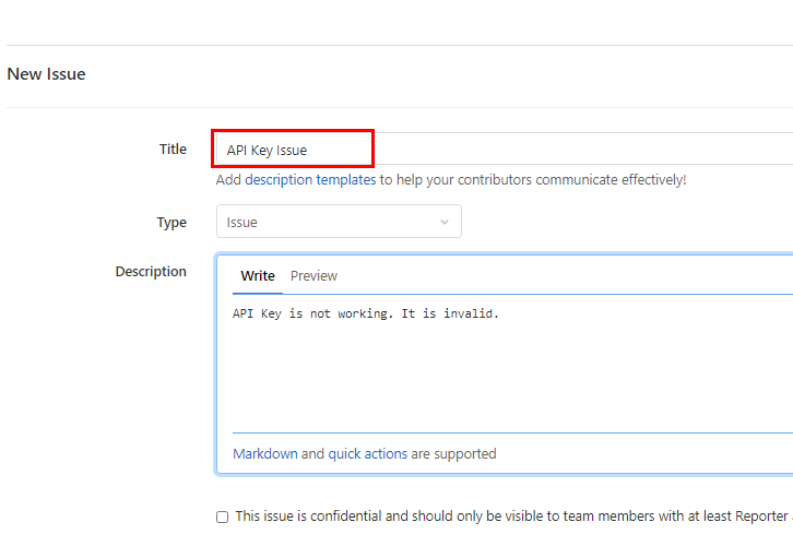 Enter Issue Details for GitLab to ClickUp Integrations