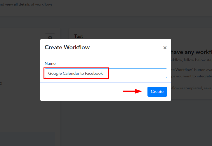 Google Calendar to Facebook Integration