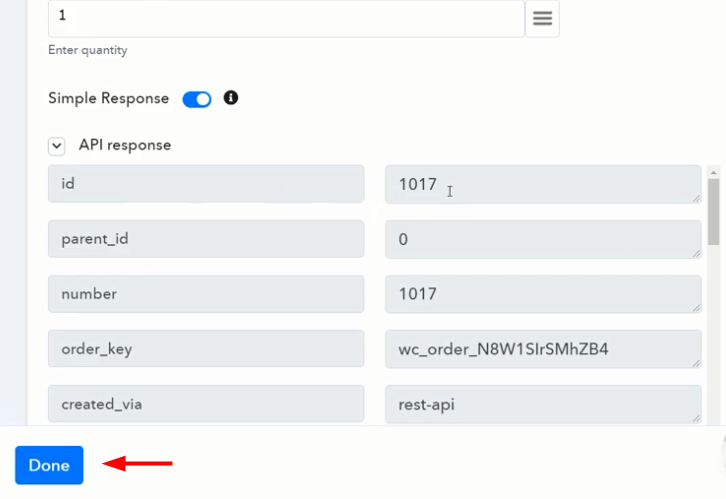 Save API Response