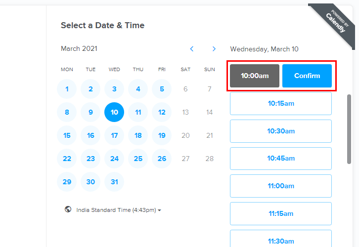 Schedule Meeting for Calendly to ClickUp Integration