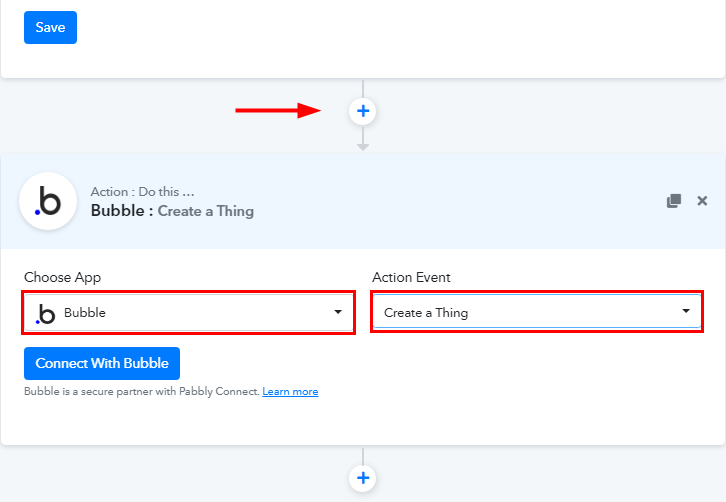 Select Bubble for Google Sheets to Bubble Integration