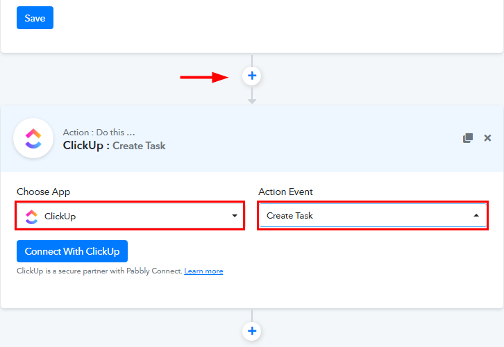 Select ClickUp for Google Calendar to ClickUp Integration