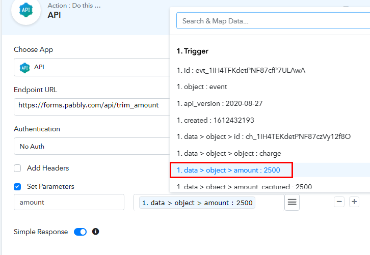 Set Parameters