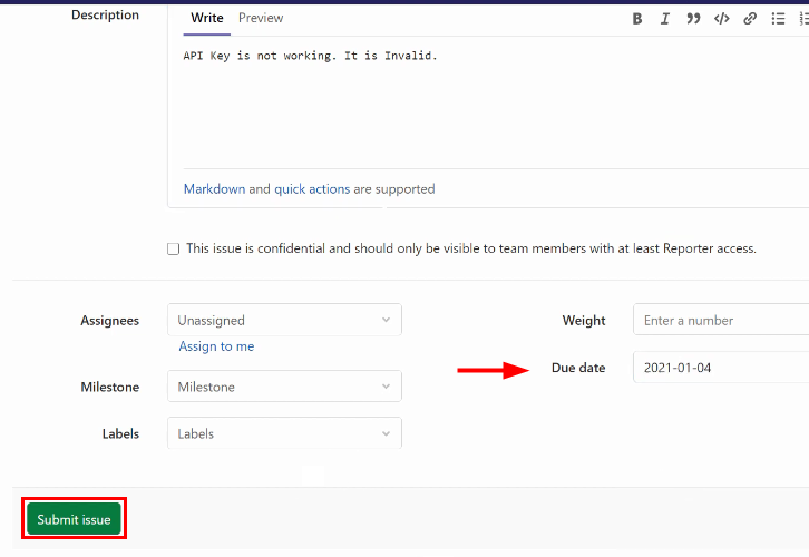 Submit Issue for GitLab to ClickUp Integrations