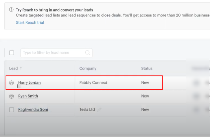 Check Response in Zendesk Sell Dashboard