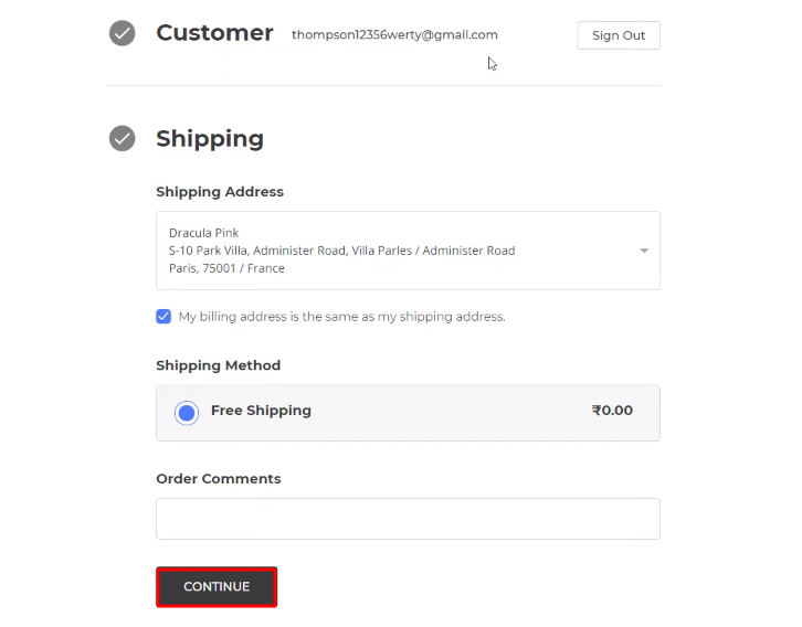 Add Shipping Details BigCommerce