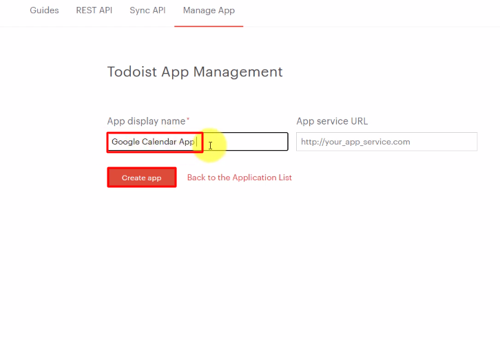 Name the App Todoist