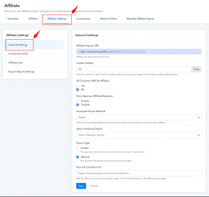 affiliate management system