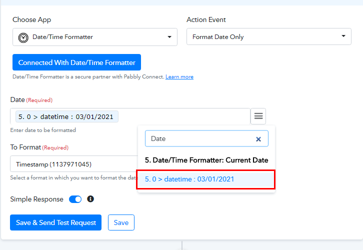 Map the Fields for Google Sheets to Gmail Integration