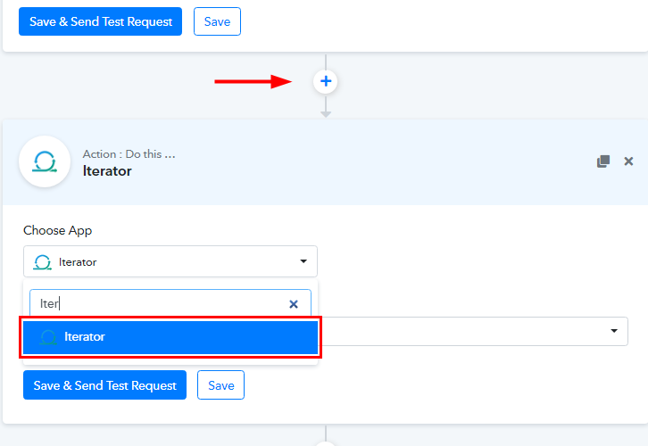 Select Iterator for Google Sheets to Gmail Integration